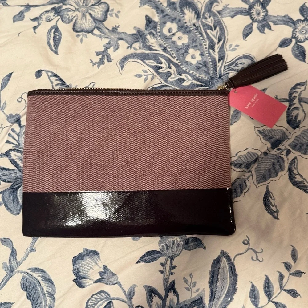 Kate Spade Purple Wallet with Satin Lining